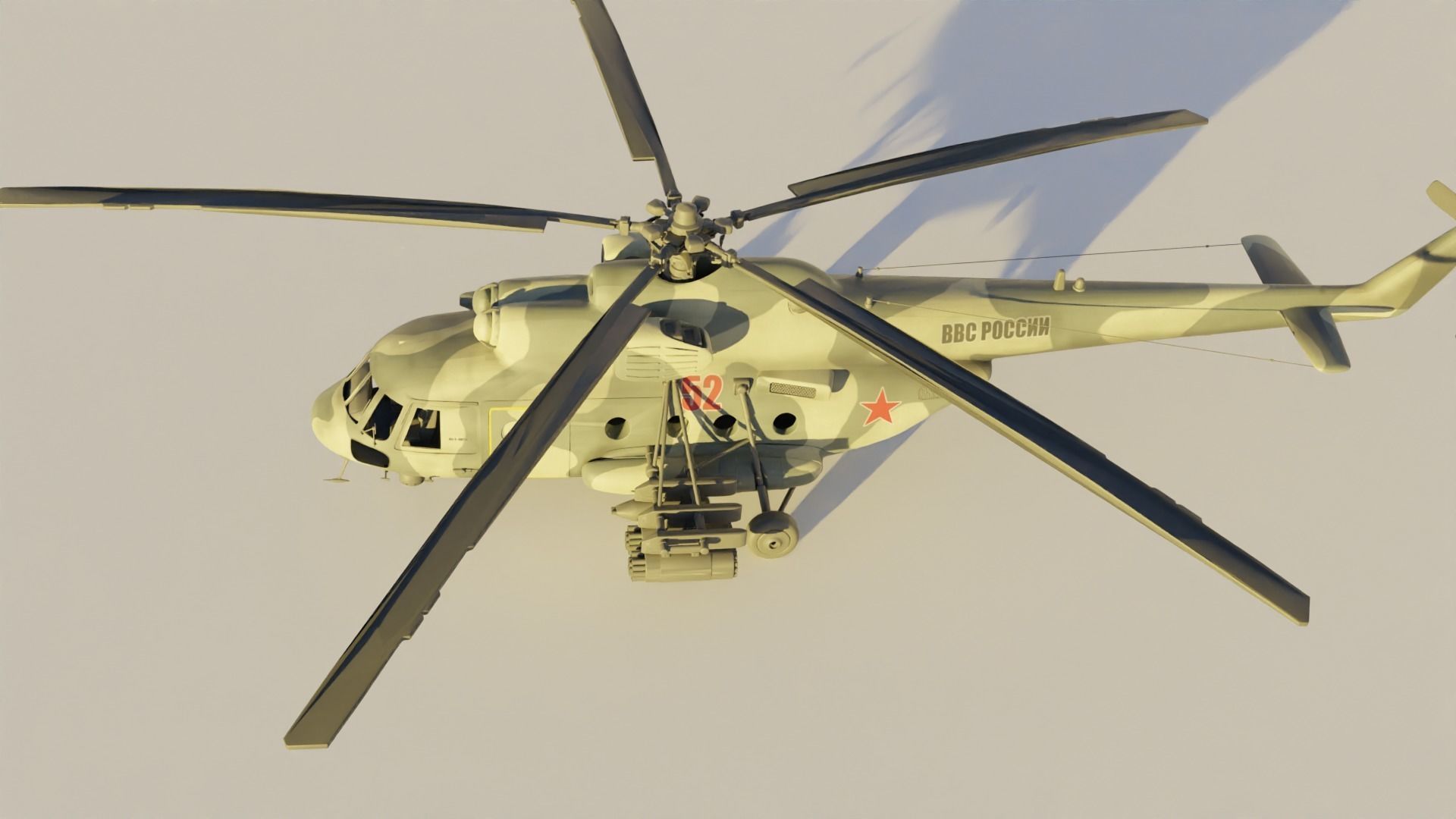 Sikorsky UH-60 Black Hawk plus 7 Skins 3D model Low-poly 3D model_12