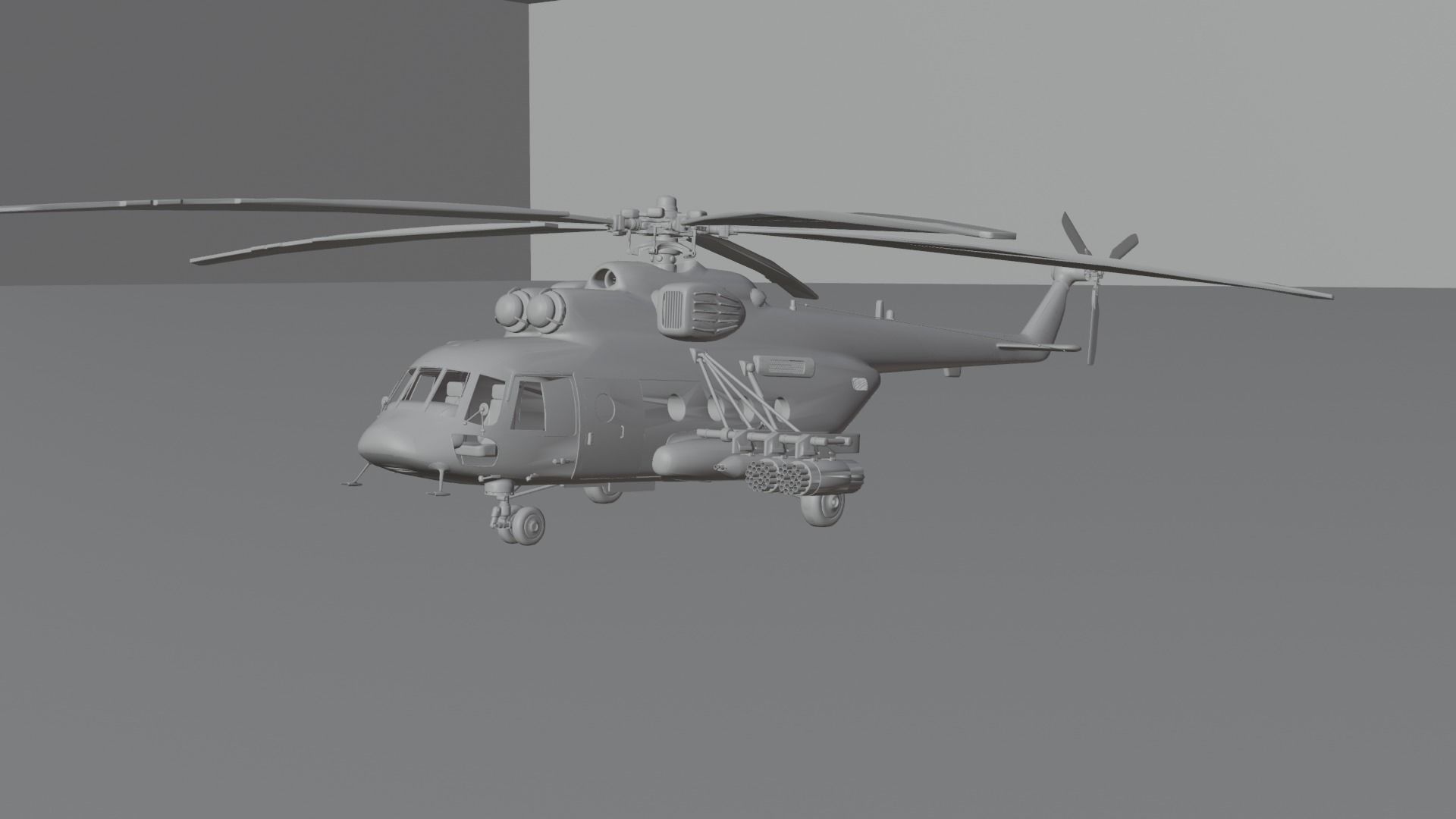 Sikorsky UH-60 Black Hawk plus 7 Skins 3D model Low-poly 3D model_33