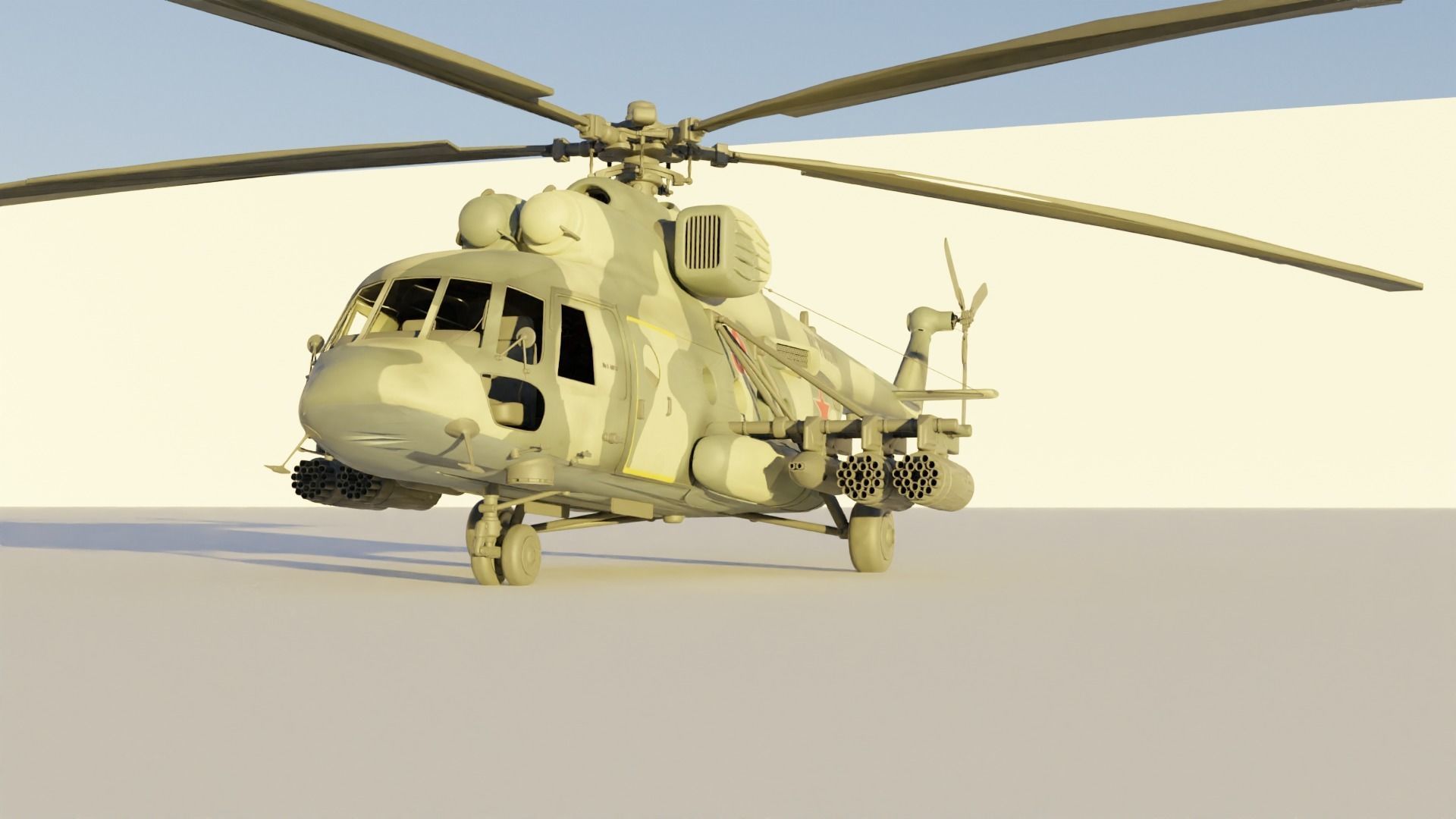 Sikorsky UH-60 Black Hawk plus 7 Skins 3D model Low-poly 3D model_2