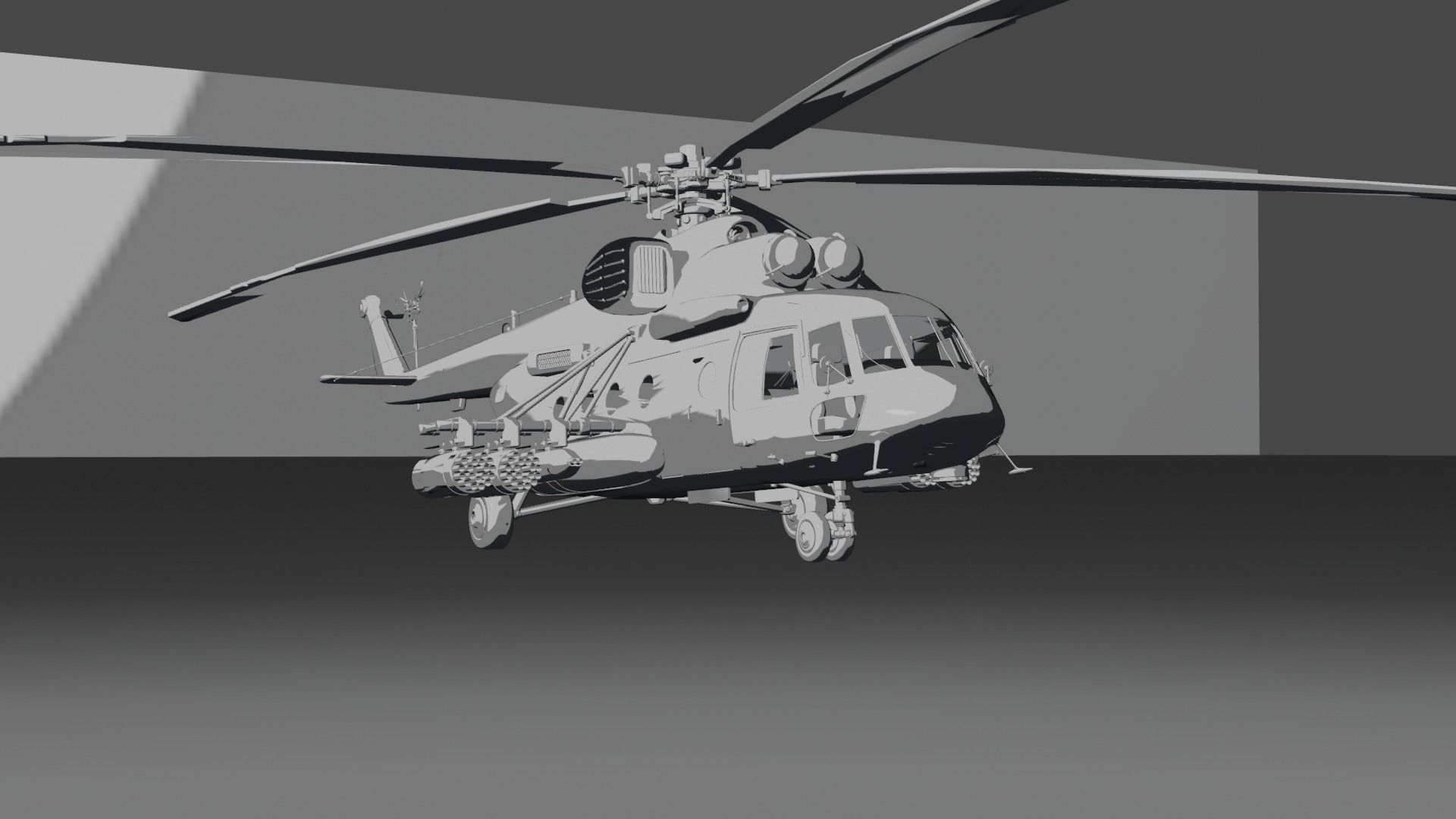 Sikorsky UH-60 Black Hawk plus 7 Skins 3D model Low-poly 3D model_32