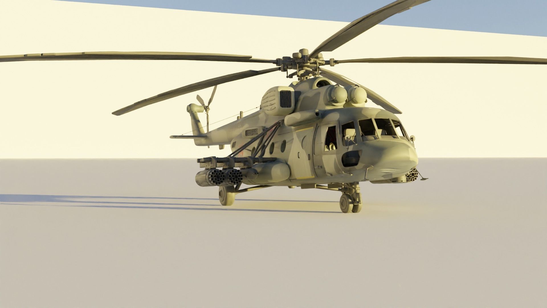 Sikorsky UH-60 Black Hawk plus 7 Skins 3D model Low-poly 3D model_25