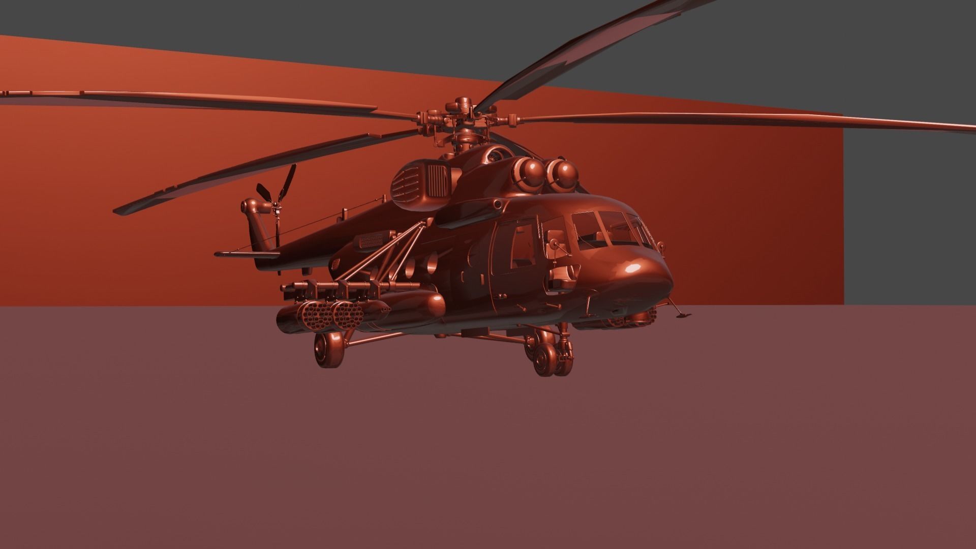 Sikorsky UH-60 Black Hawk plus 7 Skins 3D model Low-poly 3D model_19
