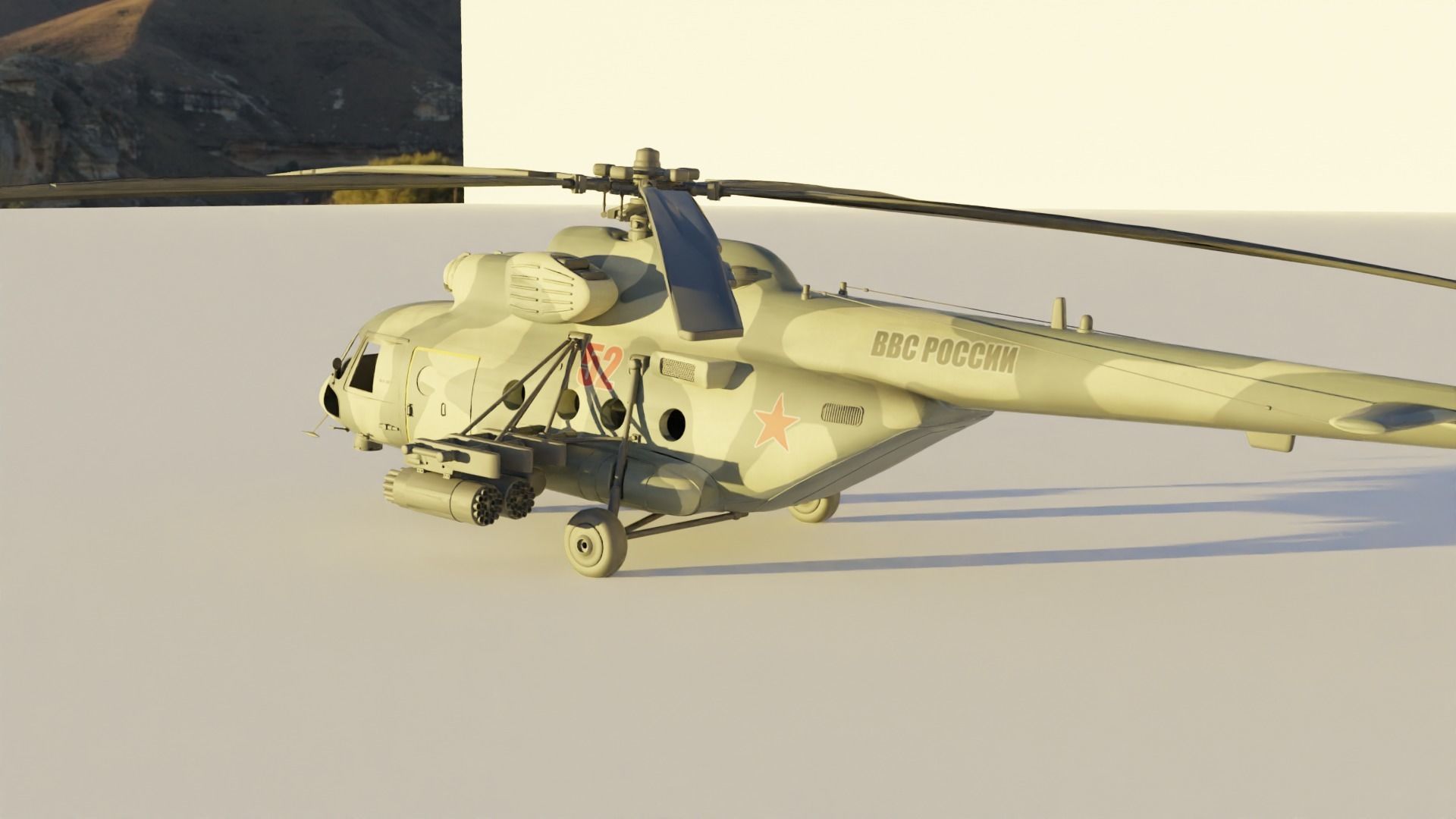 Sikorsky UH-60 Black Hawk plus 7 Skins 3D model Low-poly 3D model_43