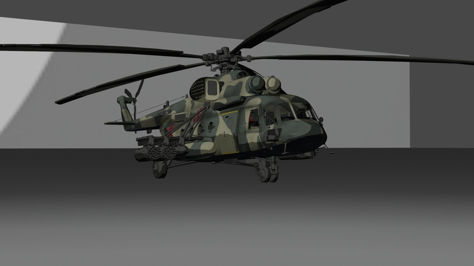Sikorsky UH-60 Black Hawk plus 7 Skins 3D model Low-poly 3D model_24