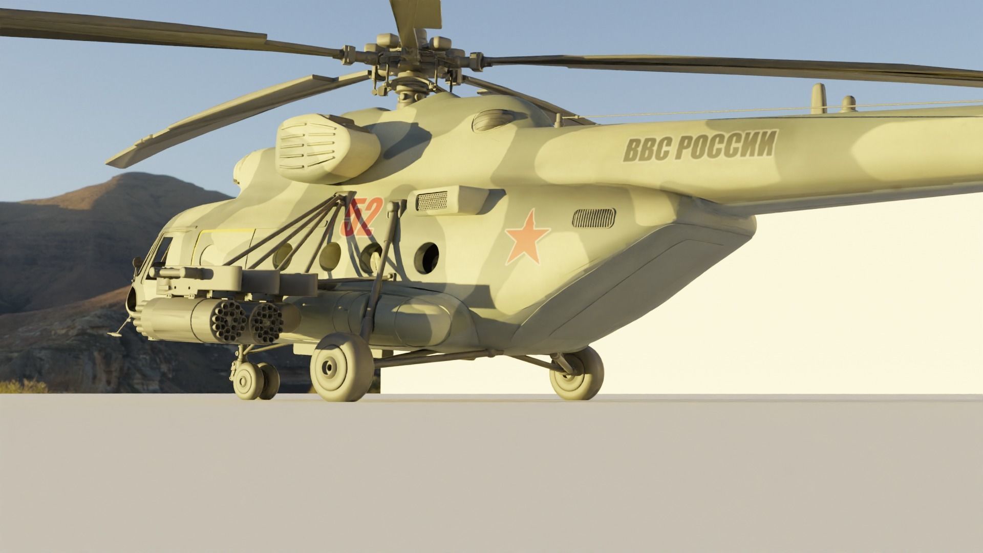 Sikorsky UH-60 Black Hawk plus 7 Skins 3D model Low-poly 3D model_44