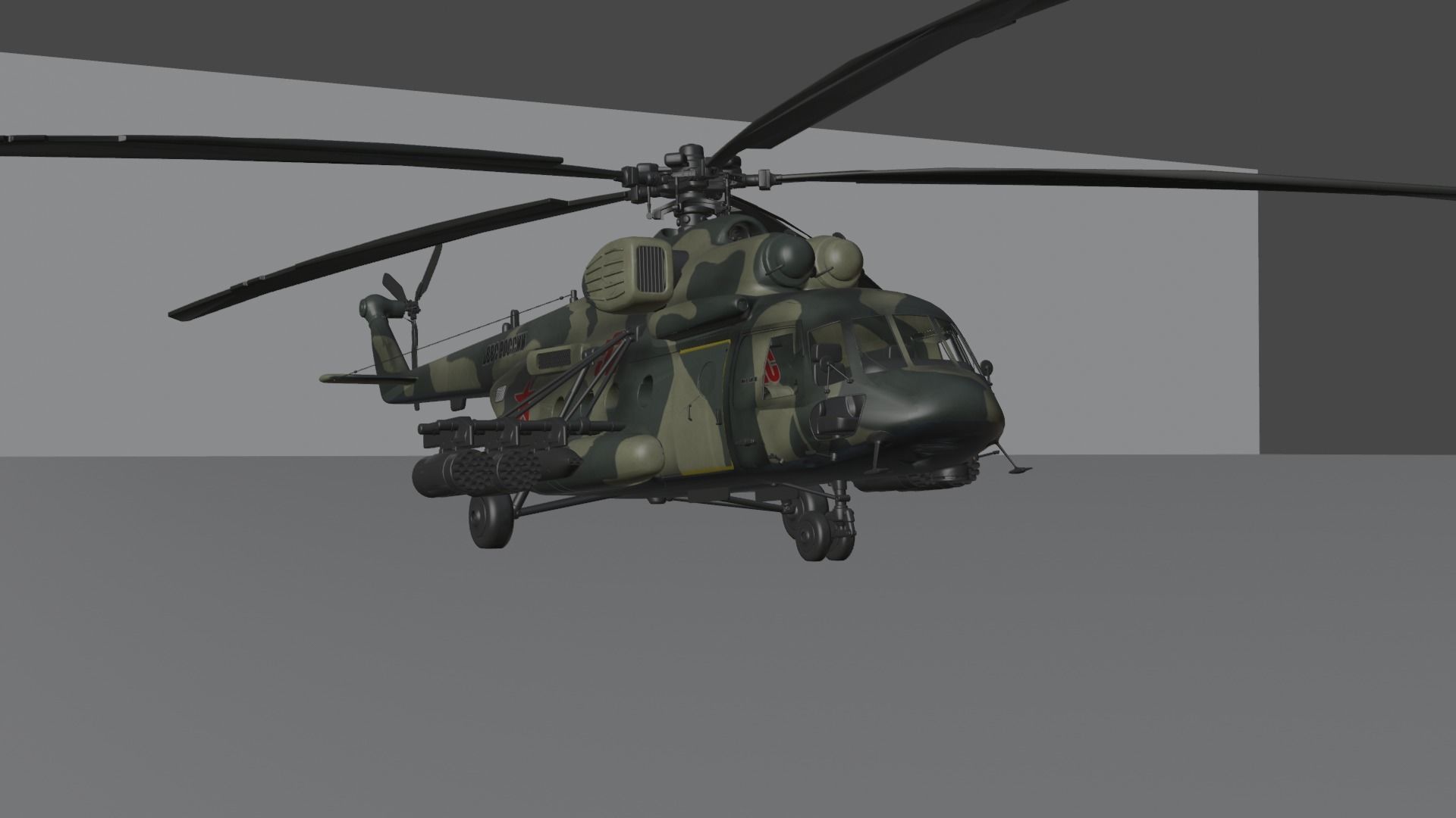 Sikorsky UH-60 Black Hawk plus 7 Skins 3D model Low-poly 3D model_31