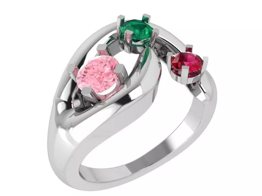 Unique Ring 3678 3D print model