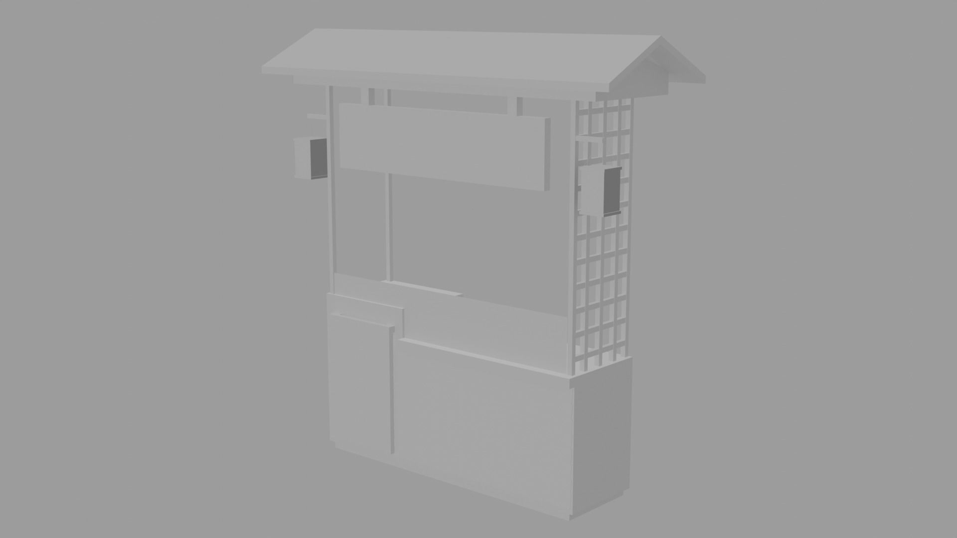 Food Stand 3D model_5