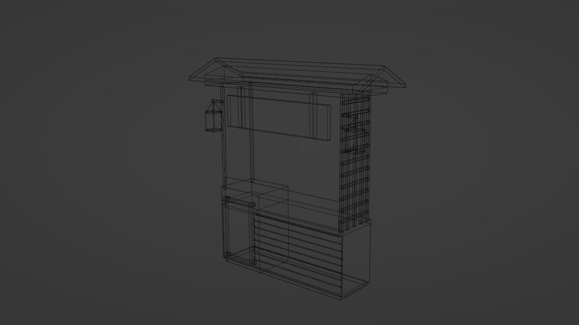 Food Stand 3D model_7