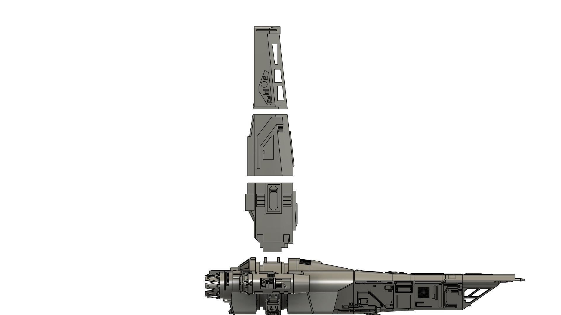 star wars The  Stinger Mantis  jedi surviver 3D print model_3