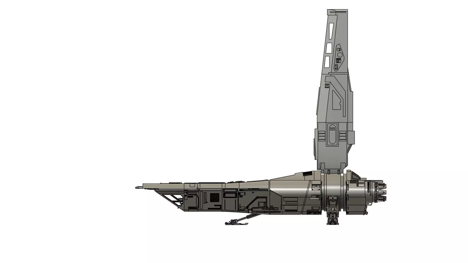 star wars The  Stinger Mantis  jedi surviver 3D print model_0