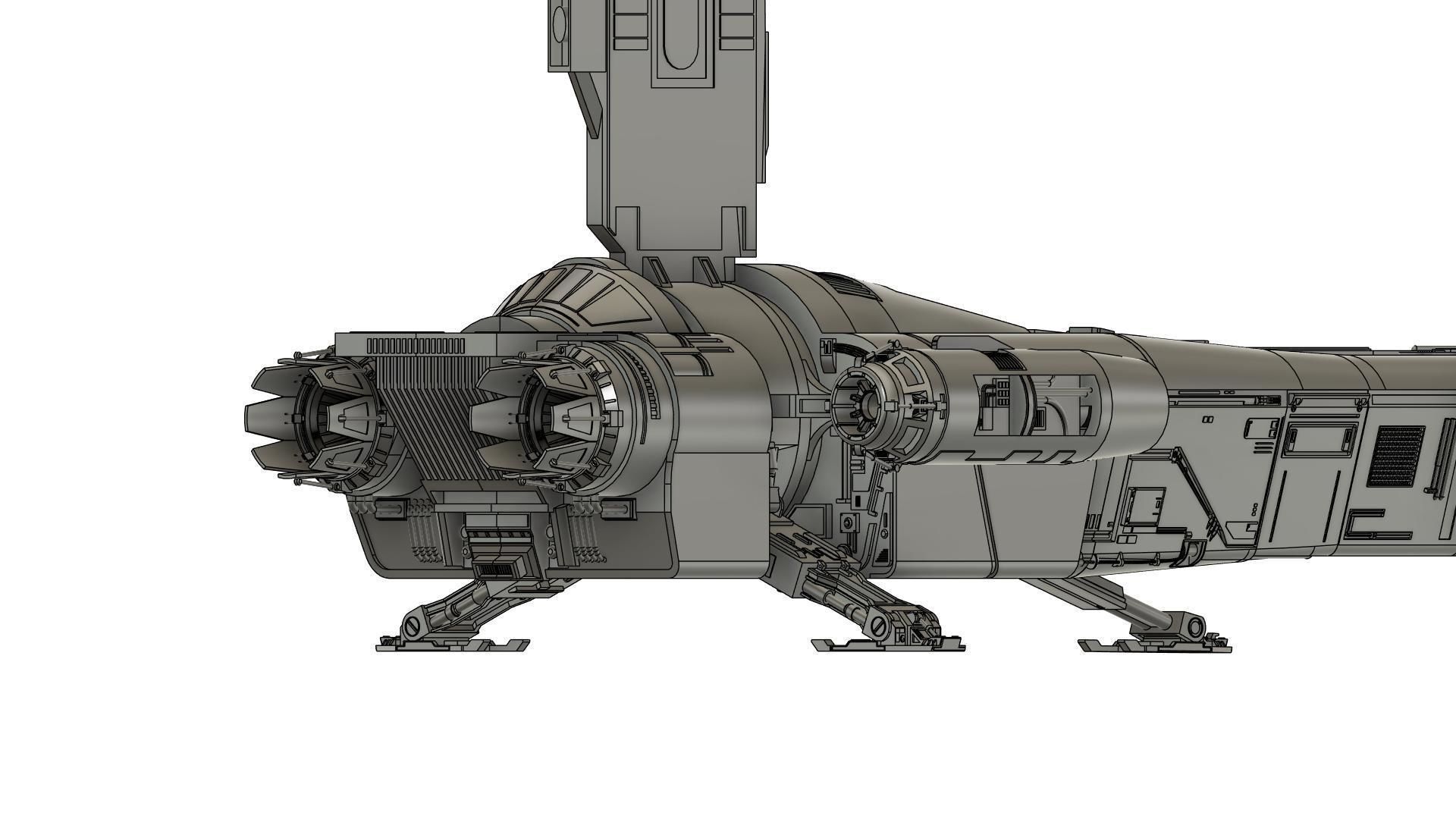 star wars The  Stinger Mantis  jedi surviver 3D print model_8