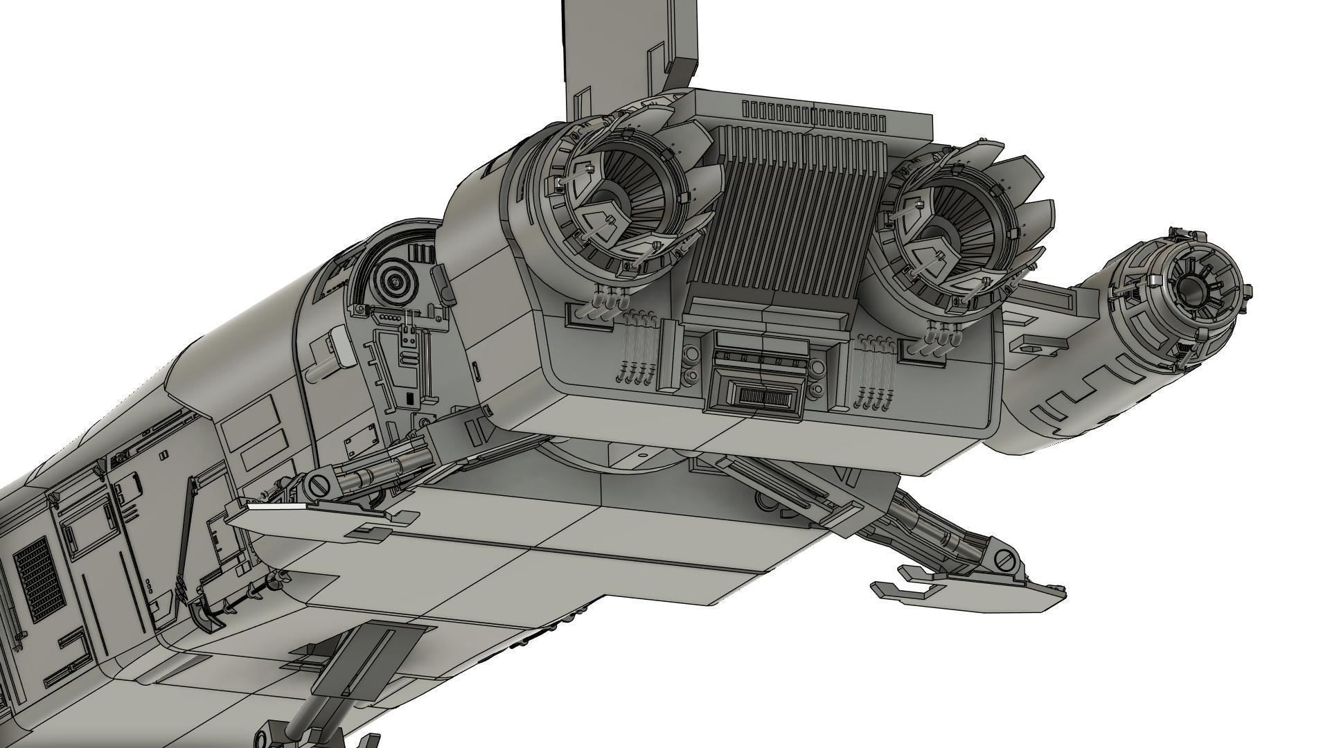 star wars The  Stinger Mantis  jedi surviver 3D print model_9