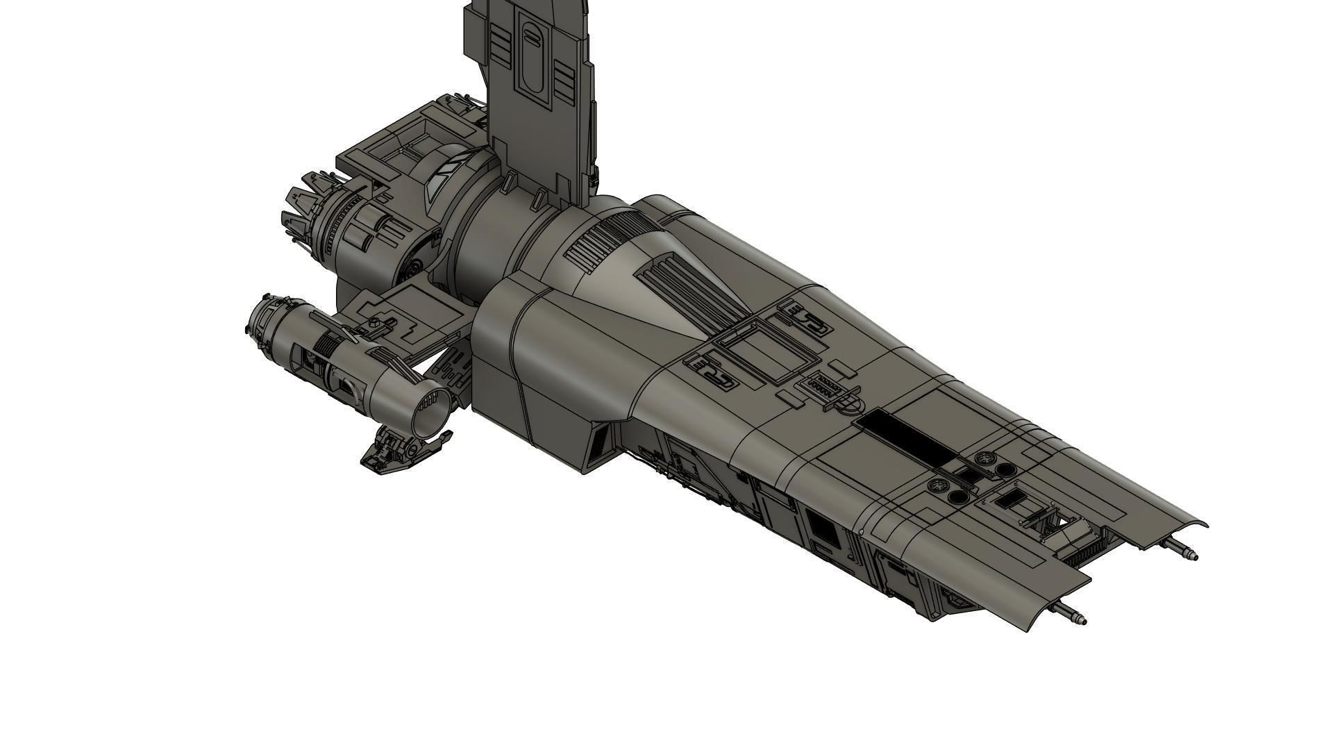 star wars The  Stinger Mantis  jedi surviver 3D print model_7