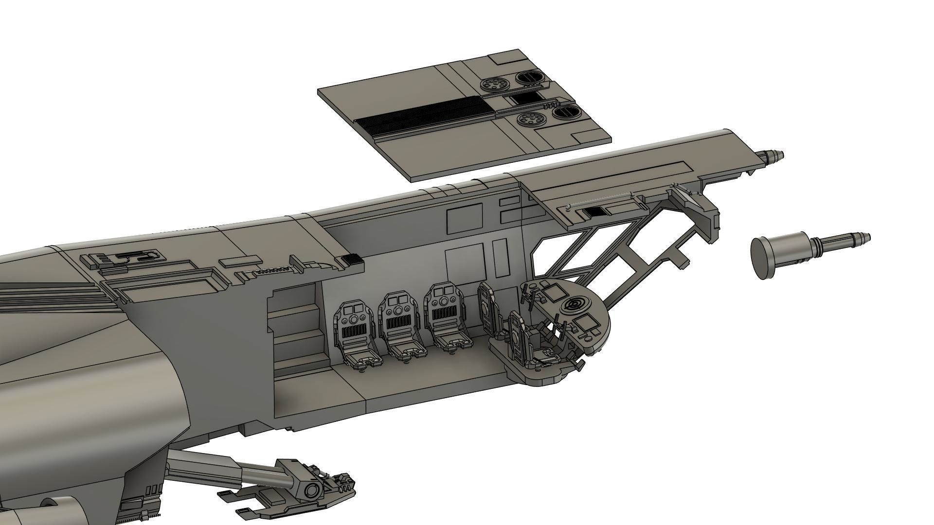 star wars The  Stinger Mantis  jedi surviver 3D print model_10