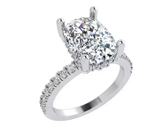 Oval Diamond Ring 3686