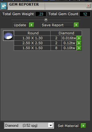 Emerald Shape Pendant 3688 3D print model_8