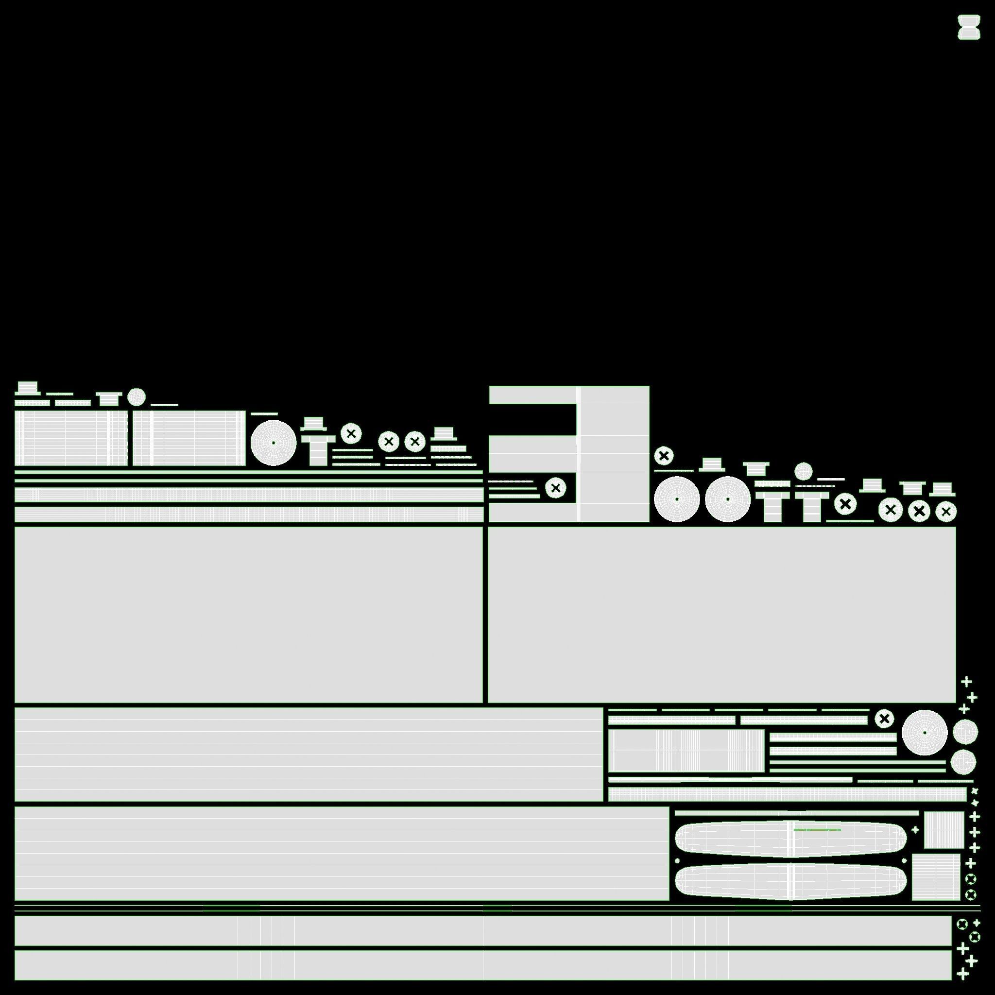 Electronic money counting machine 3D model_11