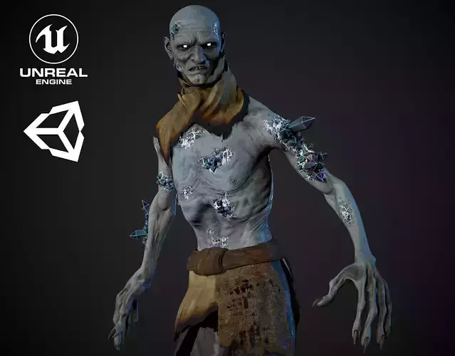 Crystal Monster VOL2 Game Ready