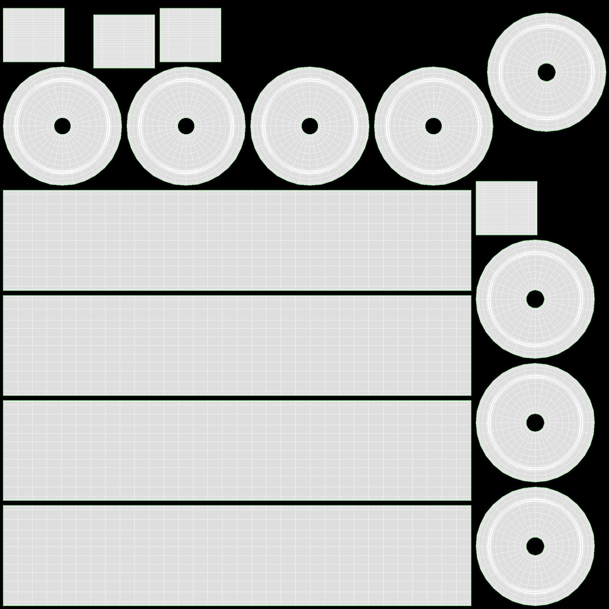 Store display clothing double bar rack system 3D model_9