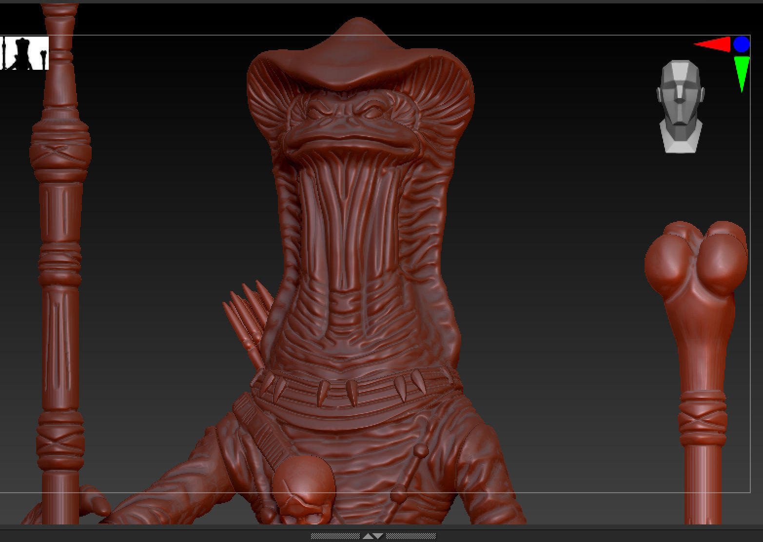 star wars amanaman and Amani Warrior 3D print model_12