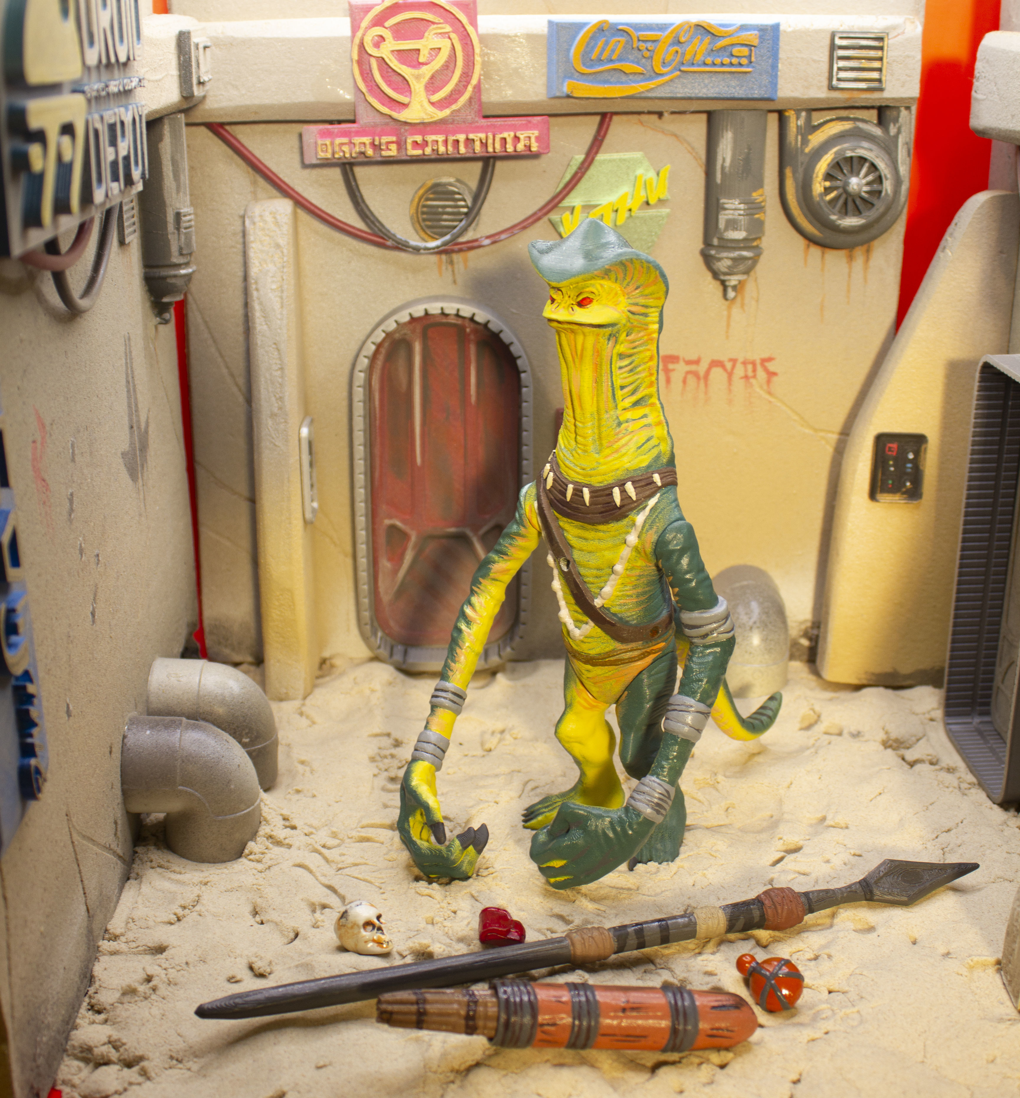 star wars amanaman and Amani Warrior 3D print model_3