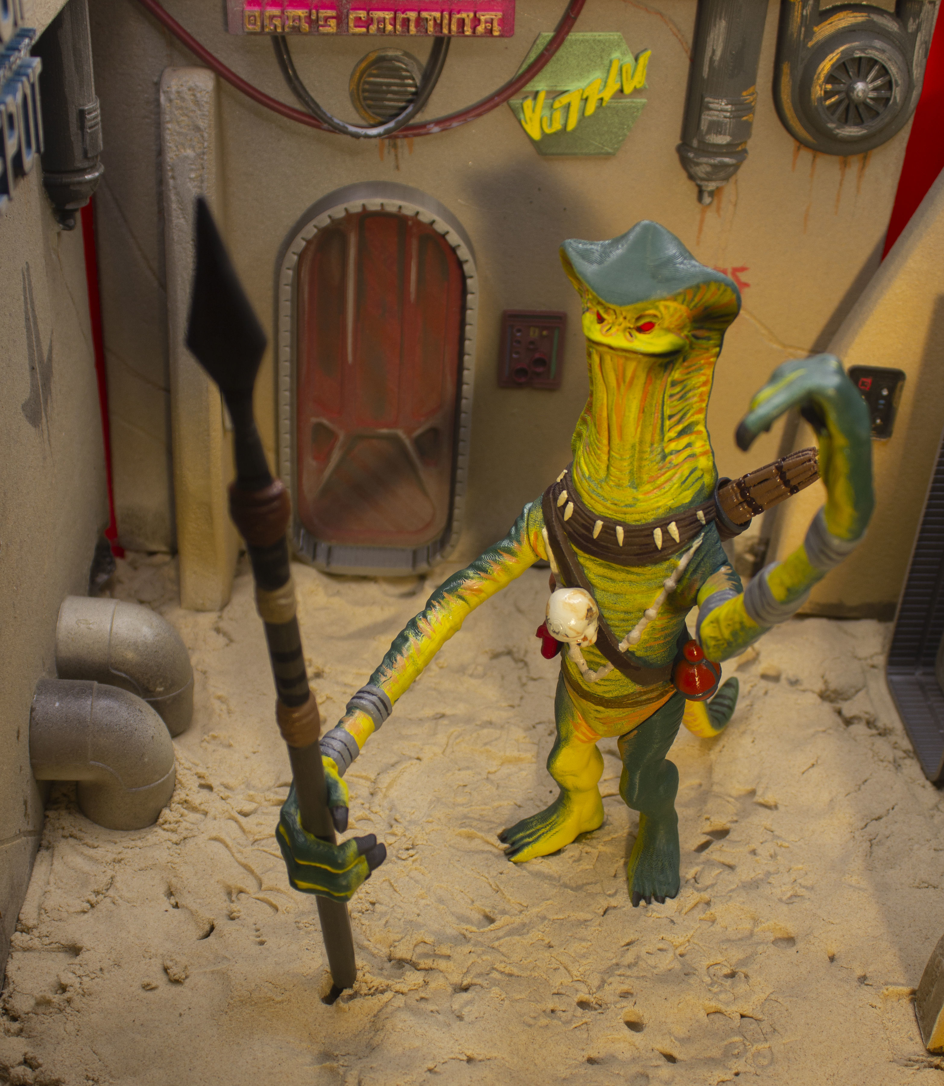 star wars amanaman and Amani Warrior 3D print model_4