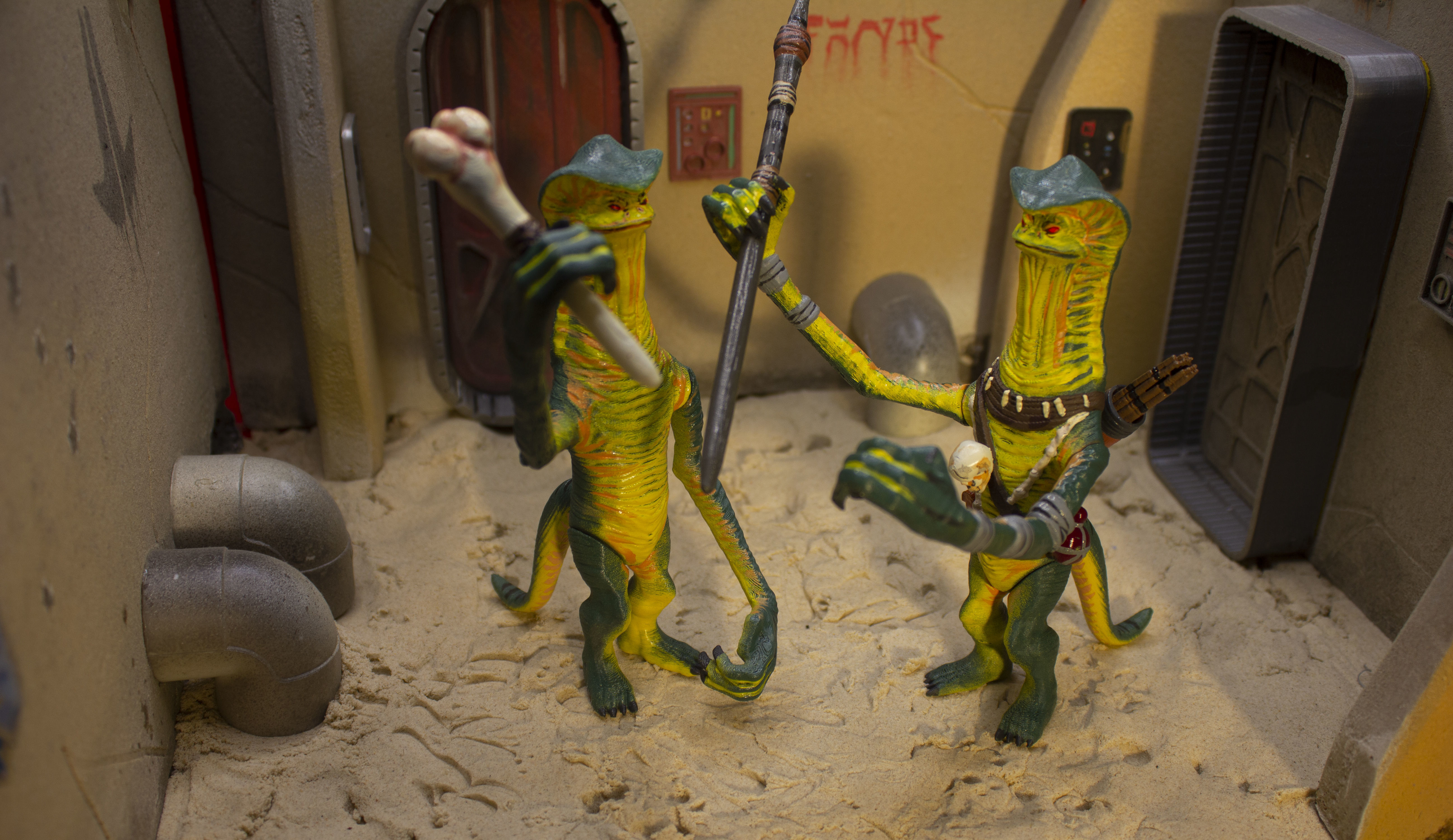 star wars amanaman and Amani Warrior 3D print model_21