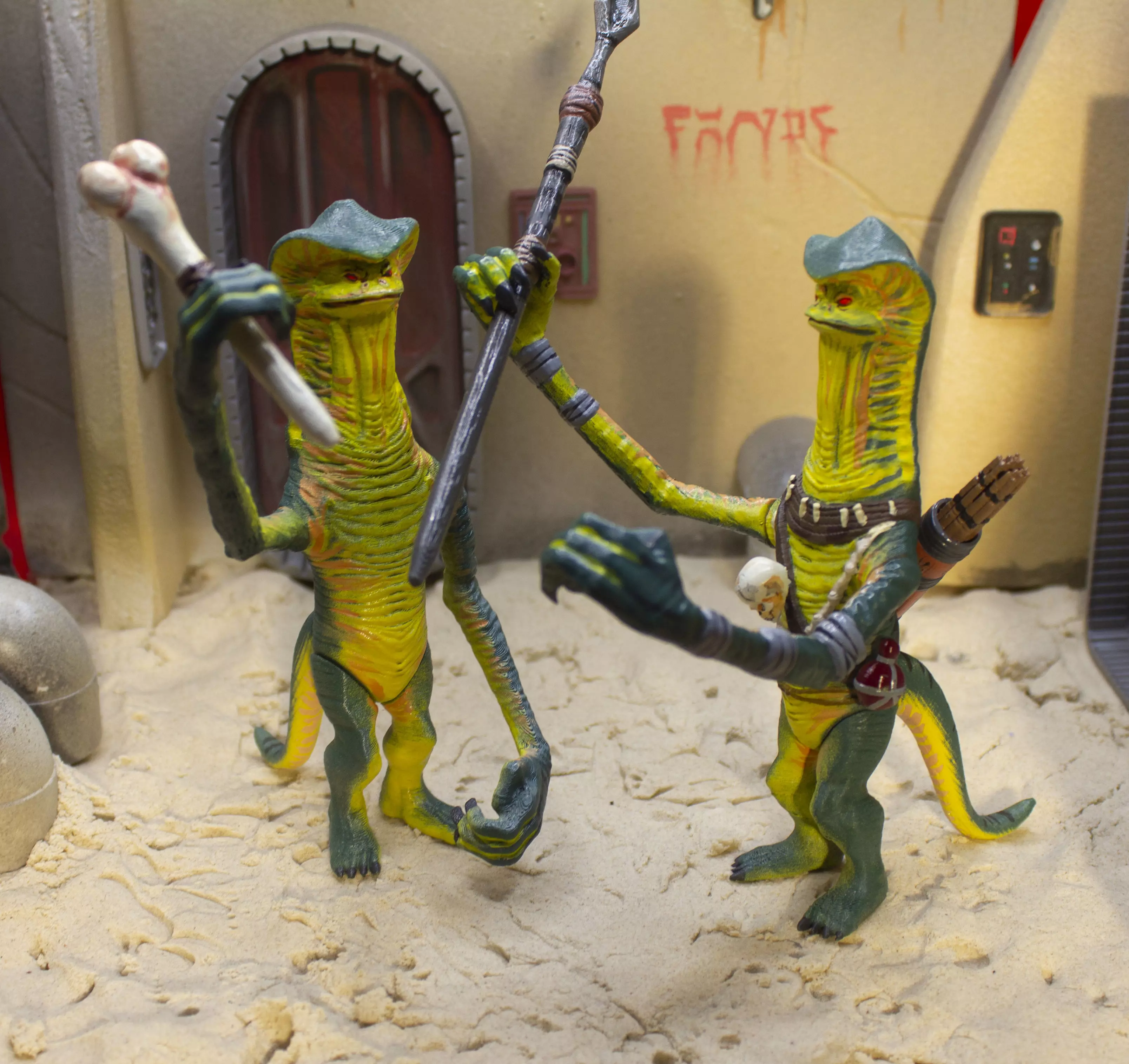 star wars amanaman and Amani Warrior 3D print model_0