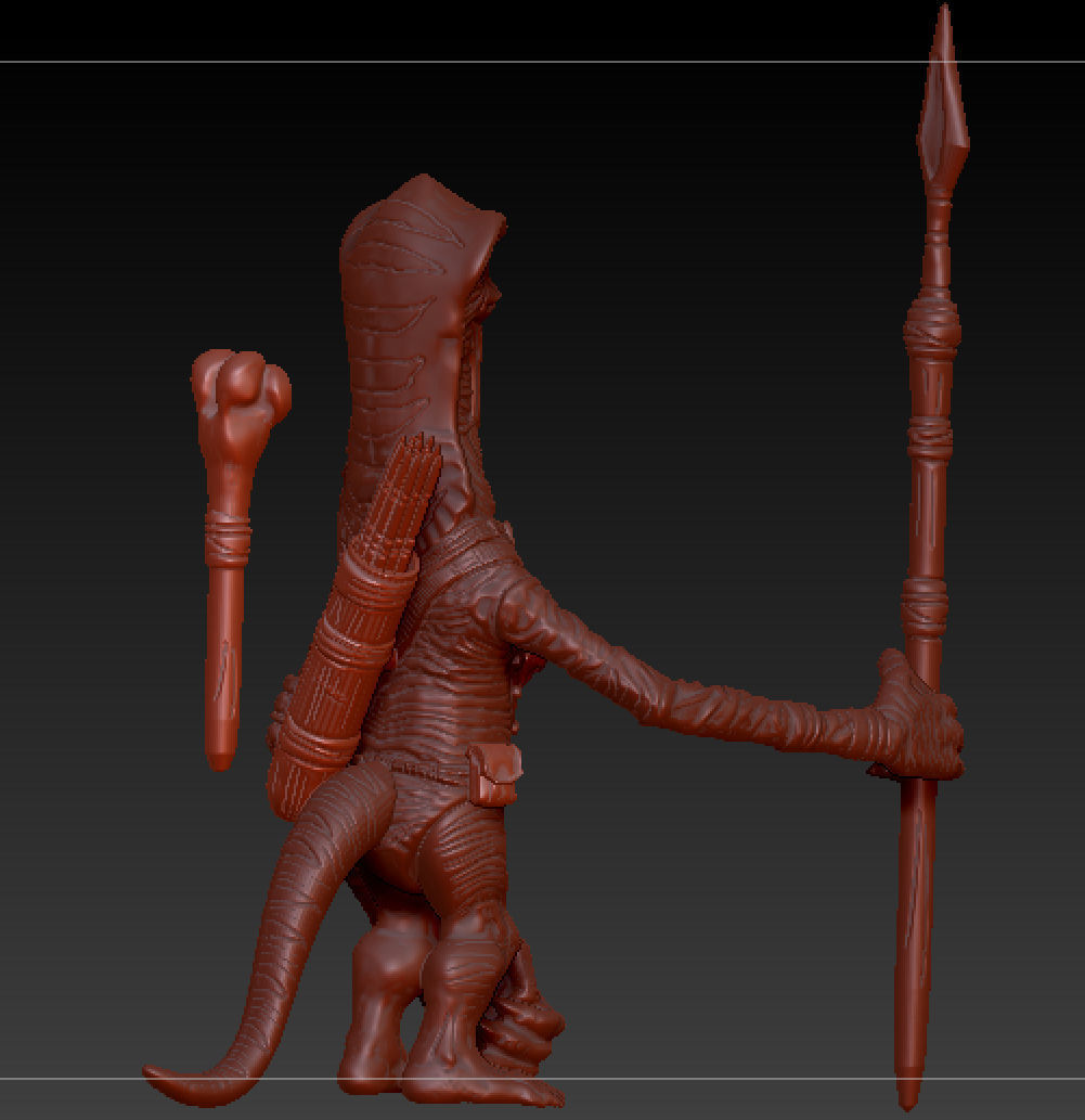 star wars amanaman and Amani Warrior 3D print model_11