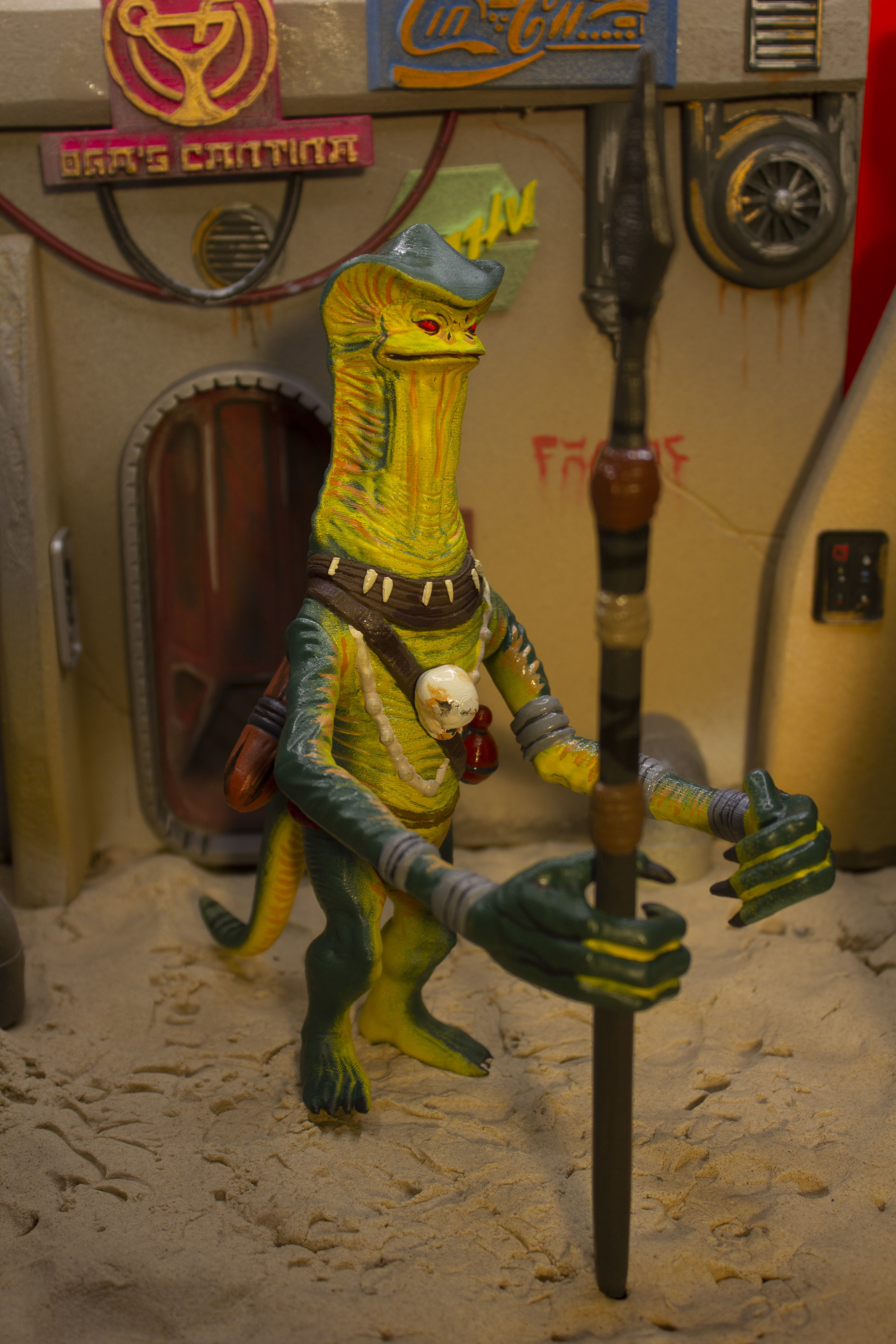 star wars amanaman and Amani Warrior 3D print model_1