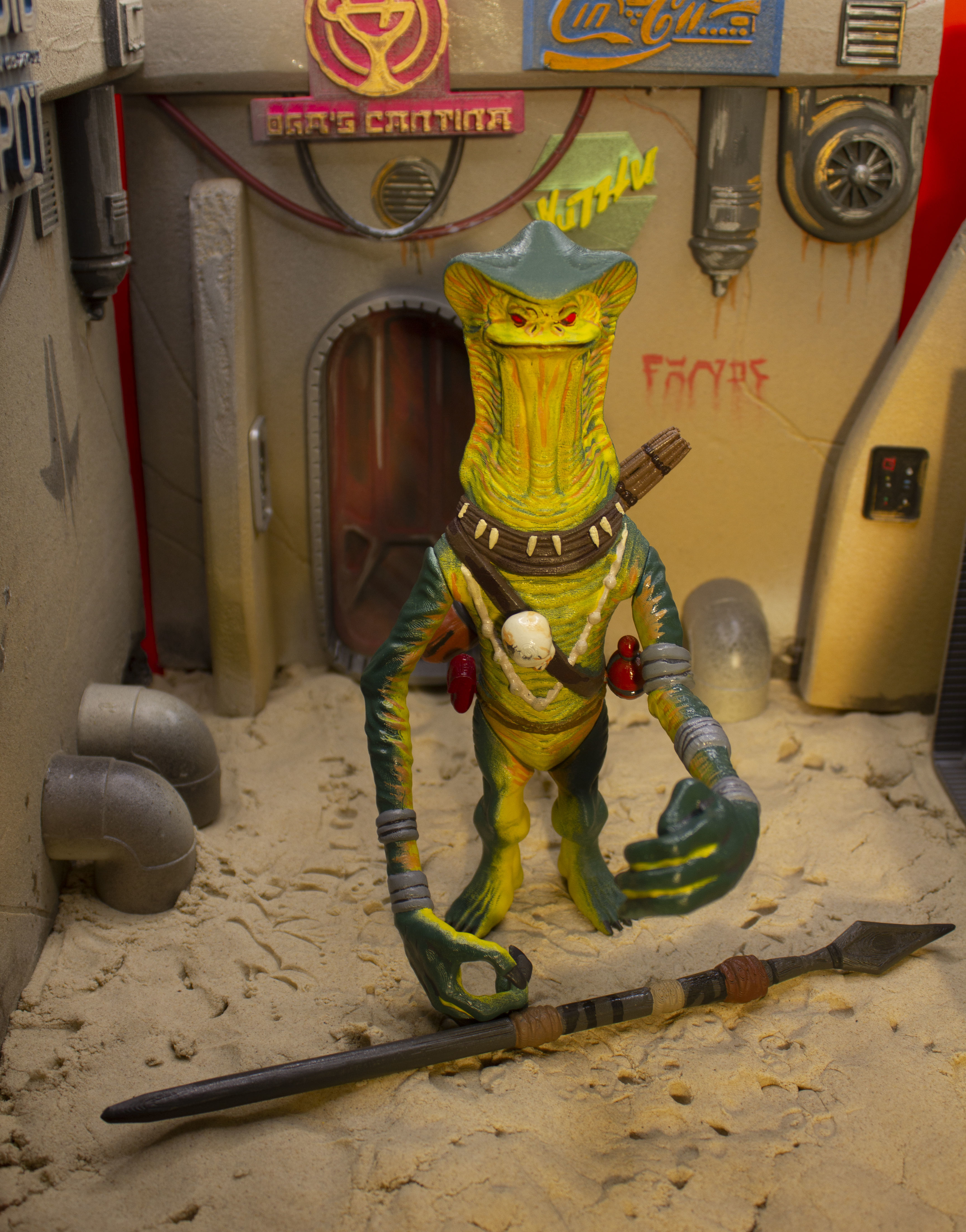 star wars amanaman and Amani Warrior 3D print model_22