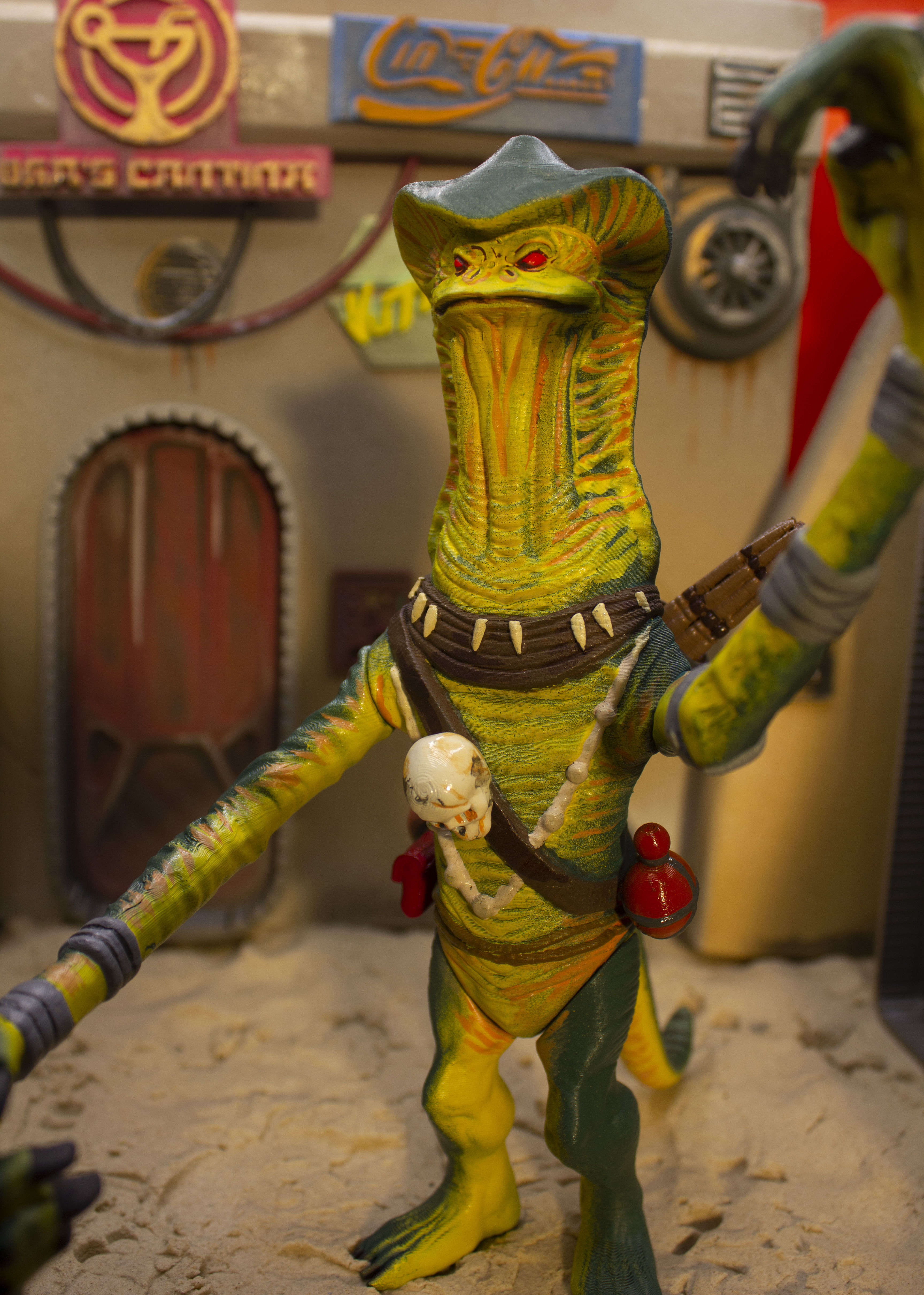 star wars amanaman and Amani Warrior 3D print model_2