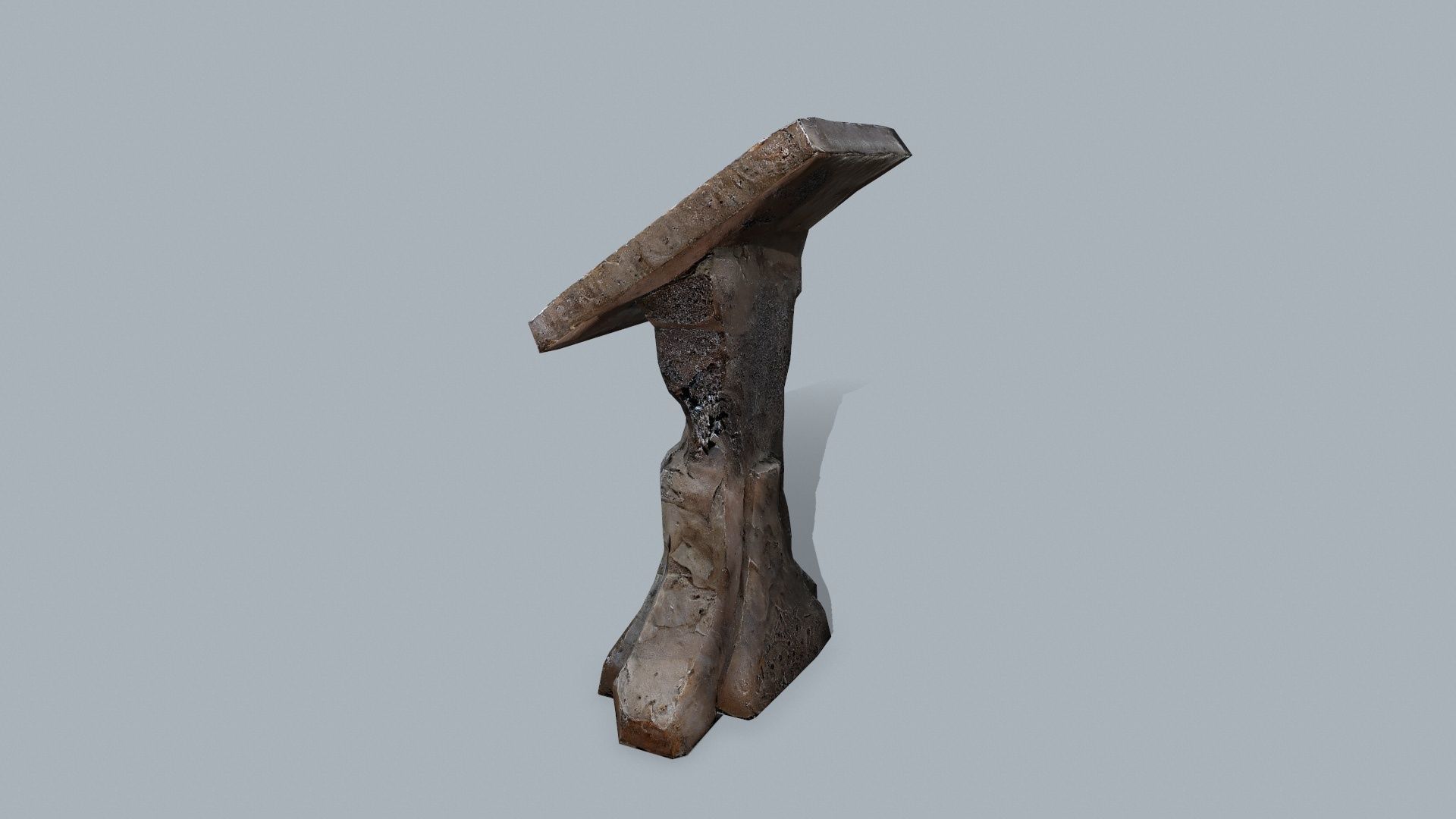 lectern Low-poly 3D model_7