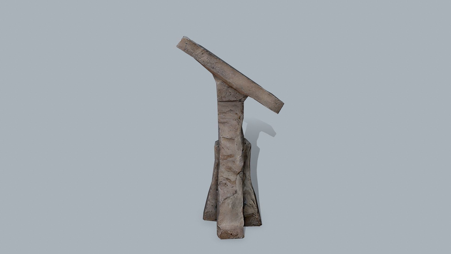 lectern Low-poly 3D model_4