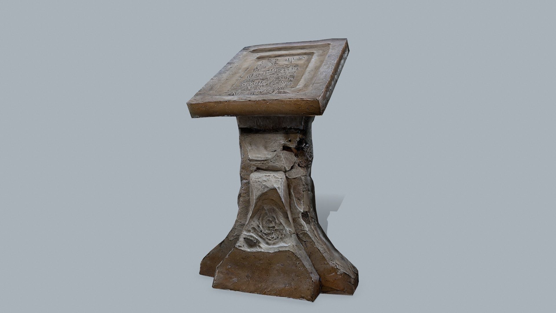 lectern Low-poly 3D model_10