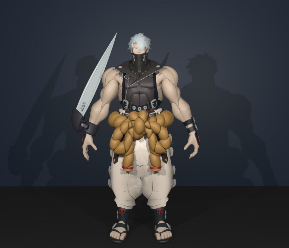 ggs chipp zanuff 3D model_1