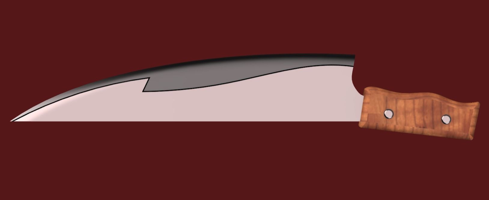 Hazbin Hotel - Niffty knife 3D print model_3