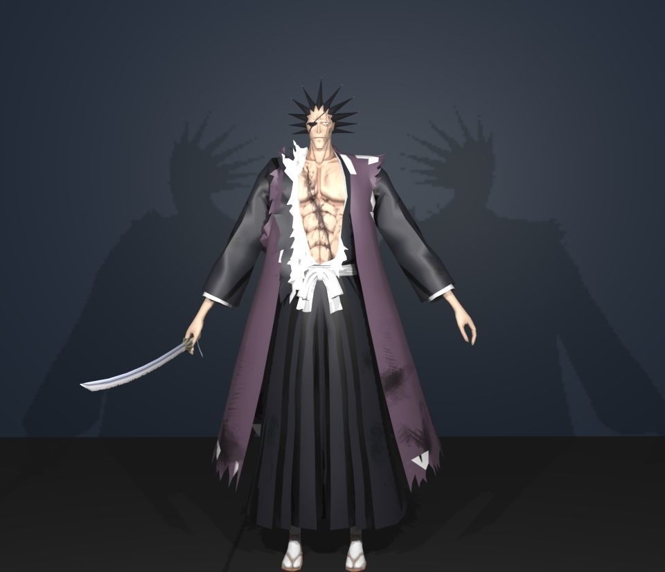kenpachi zaraki 3D model_1