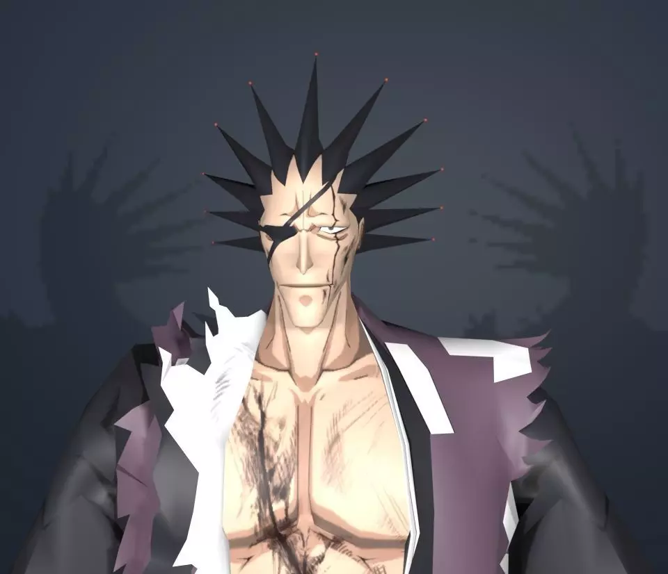 kenpachi zaraki 3D model_0
