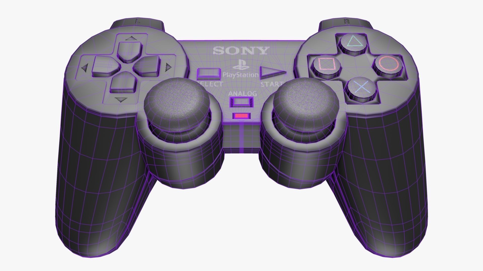 DualShock 2 Analog Controller 3D model_7