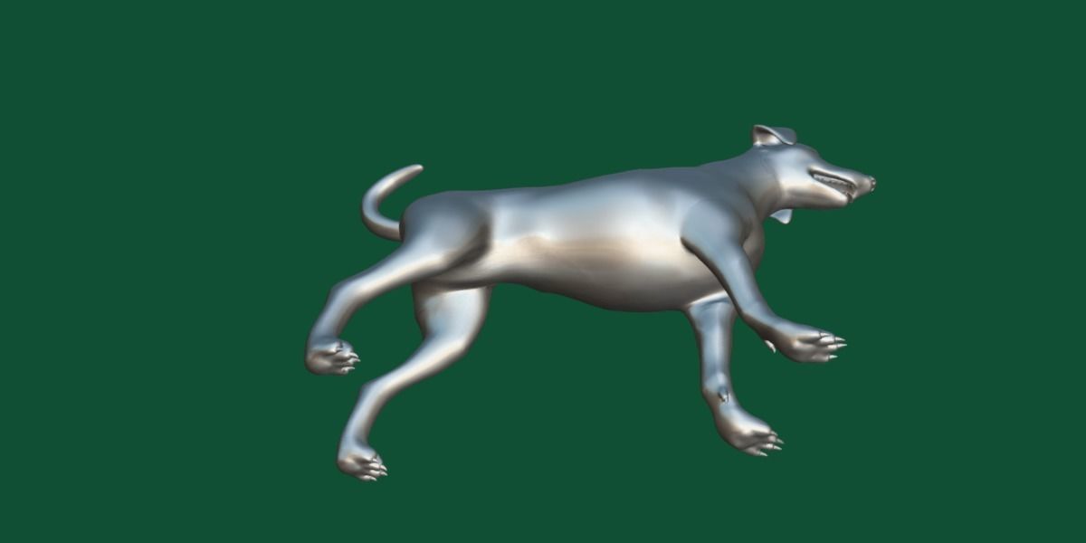 Dobermann Pinscher Dog Natural Breed 3D model_19