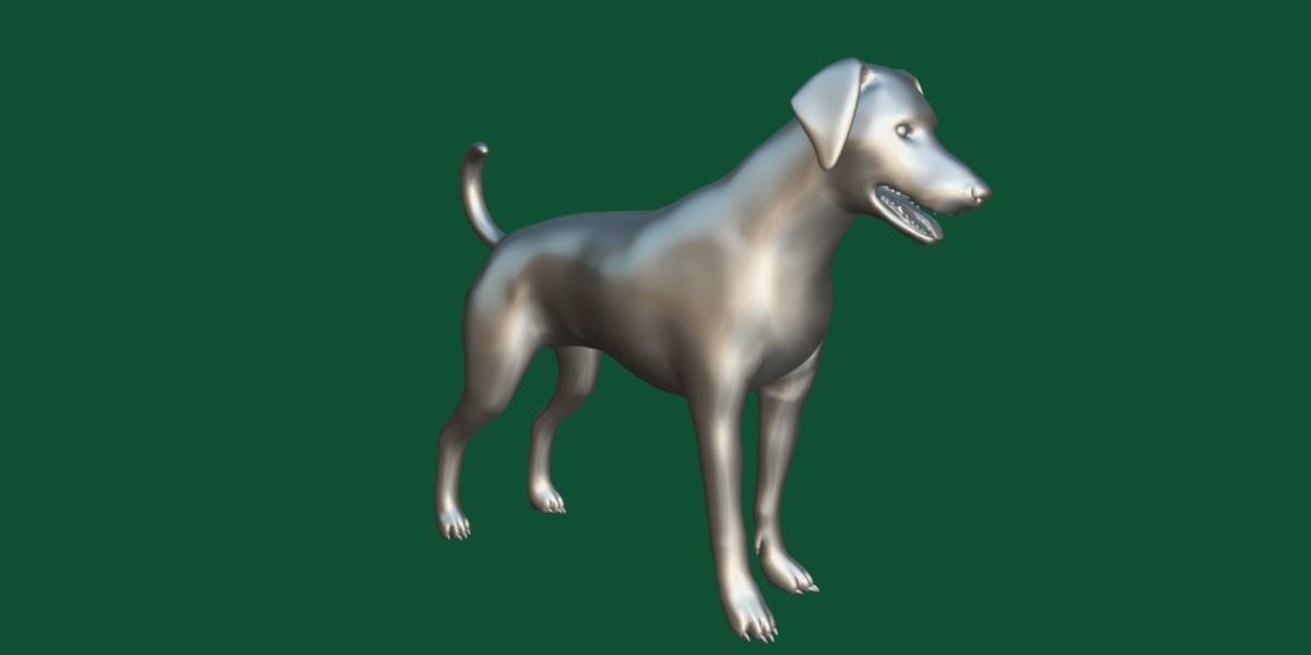 Dobermann Pinscher Dog Natural Breed 3D model_18
