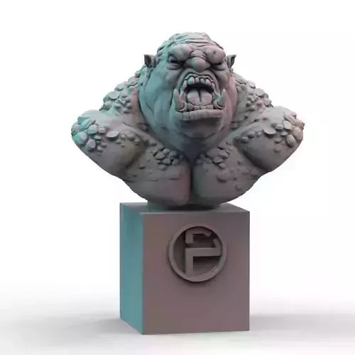 Mountain Troll Bust 