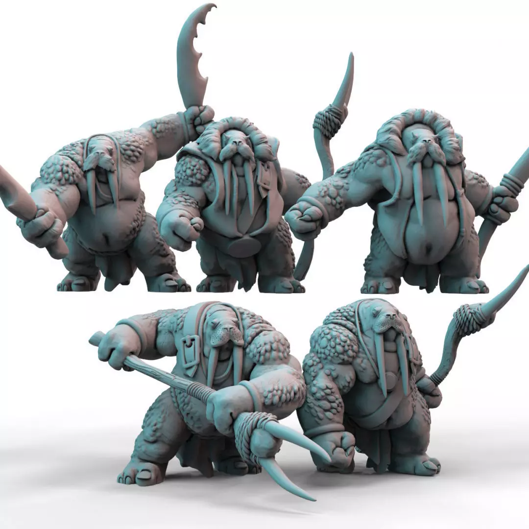 Walrus Men 3D print model_0