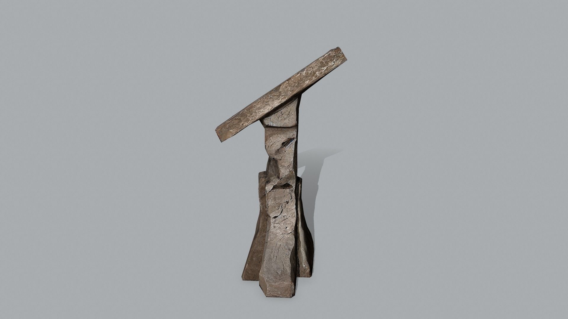 lectern Low-poly 3D model_4