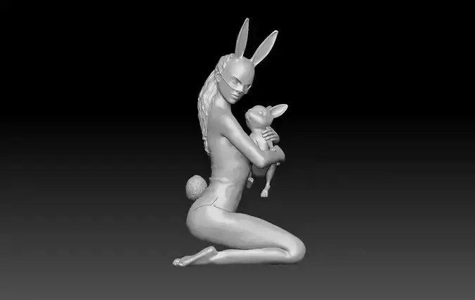 EASTER SEXY LADY BUNNY 2