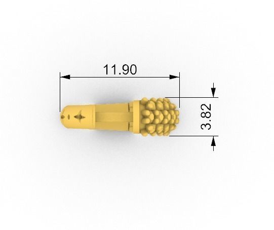 Half-round candongas   3D print model_3