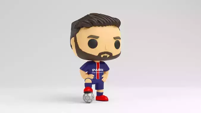 Lionel Messi funko pop Paris Saint Germain 