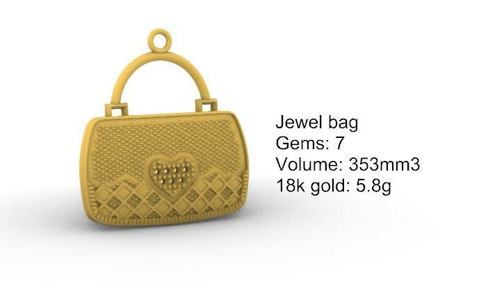 Jewel handbag   3D print model_3